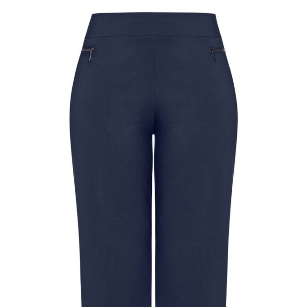 Avenue Straight Leg Super Stretch Zip Pants Waist Size 14  NWT